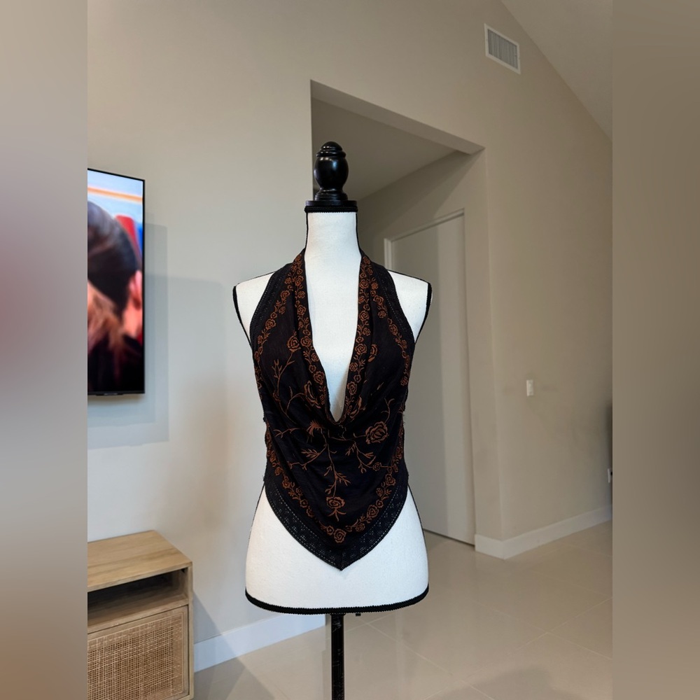 XS FREE PEOPLE BLACK TOP